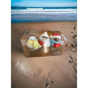 Target Wondershop Featherly Friends 3-Pack Mini Christmas Fabric Birds 2023